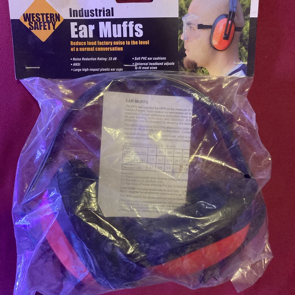 Industrial ear muffs